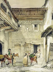 Hof der Moschee (Patio de la Mesquita), aus 